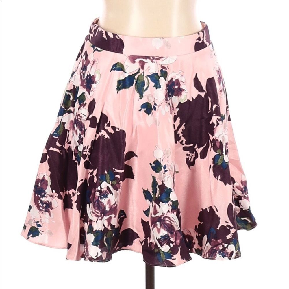 City Studio Floral Formal Party Skirt Size 1